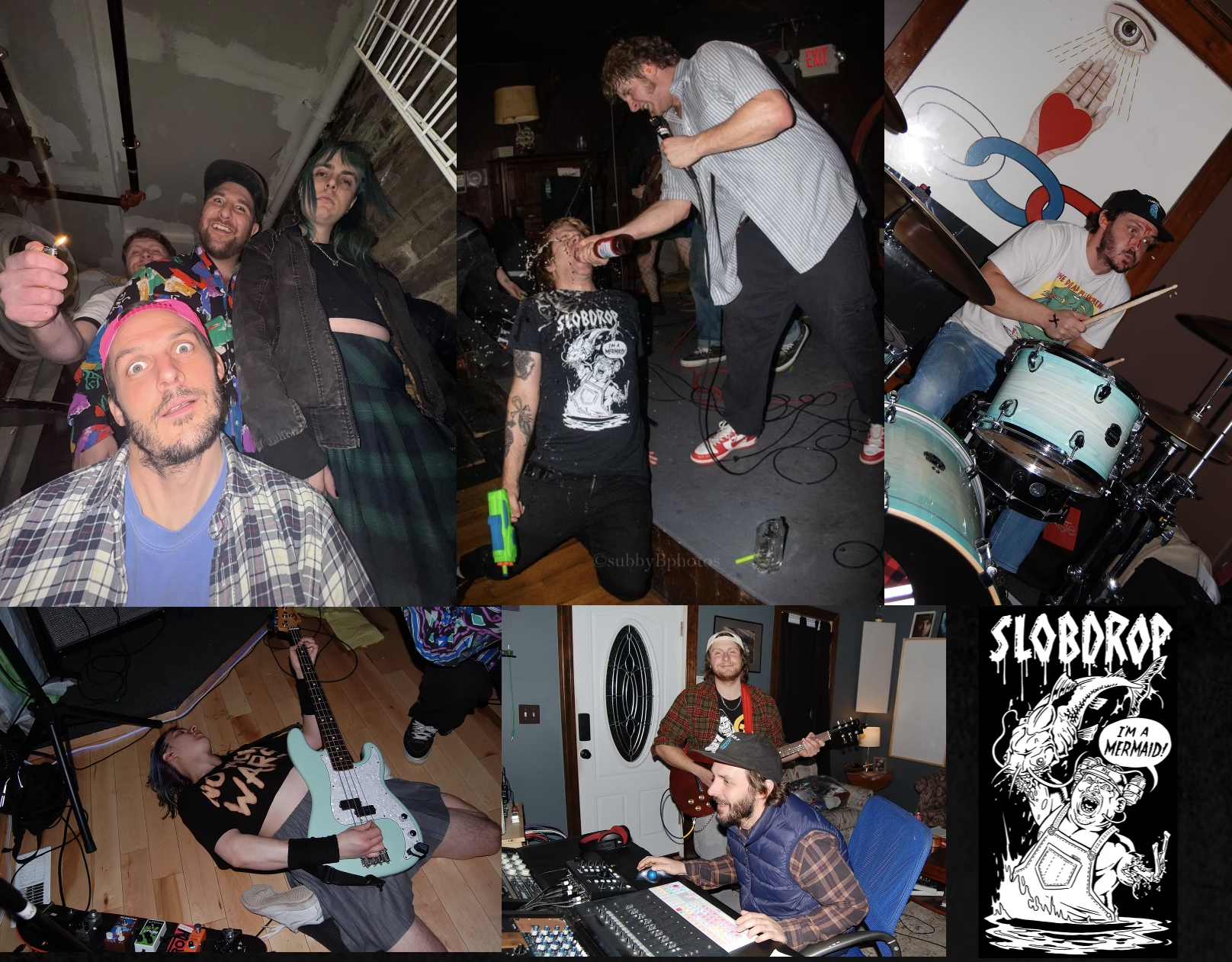 SLOBDROP photo collage